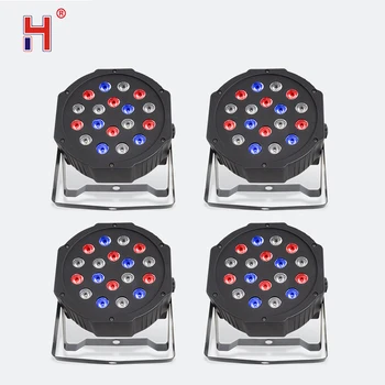 

Dj Lights Led Flat Par UpLight RGB Dmx Wash Par Led Stage Lighting(4 Pieces/Lot)