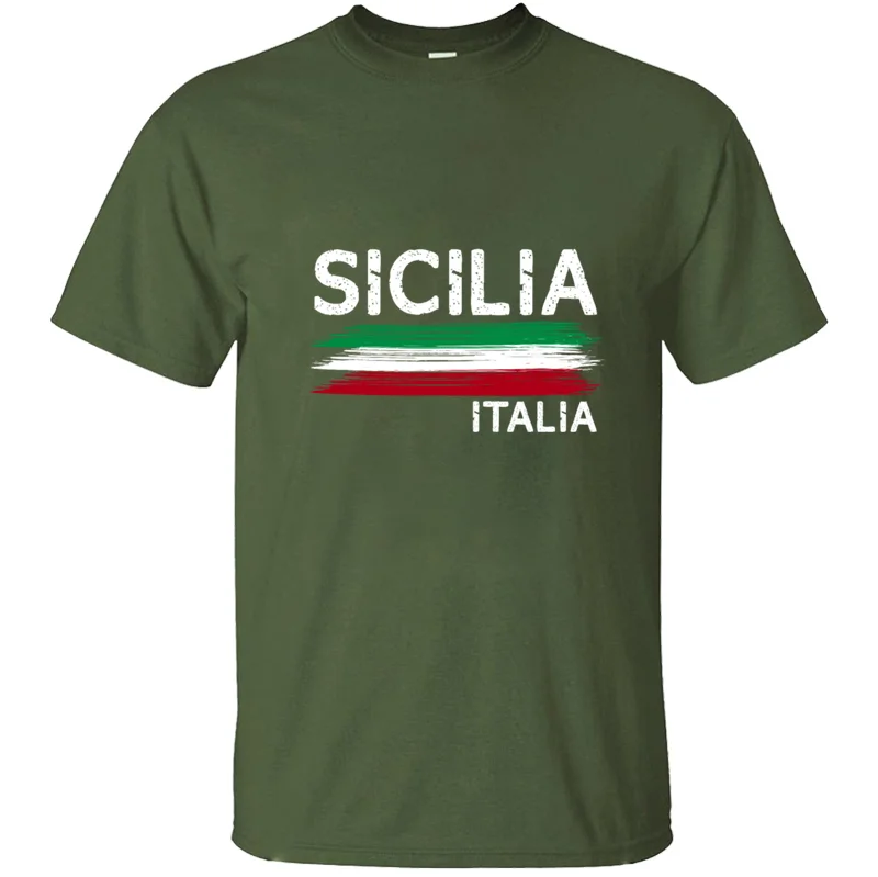 Italia Sicilia, Мужская футболка, футболка, мужская одежда с принтом, хлопок, мужской размер, S-5xl,, крутые топы, дизайн