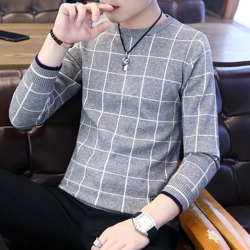 2019 New Winter Thick Warm Sweater Men Long Sleeve Slim Fit Hip Hop Pullover Men High Quality Men's Christmas Sweaters