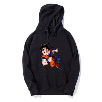 

Dragon Ball Hoodie Print Master Roshi Piccolo Son Gohan Son Goku Tien Shinhan Fleece Thick Sweatshirt for Men Winter Pullovers