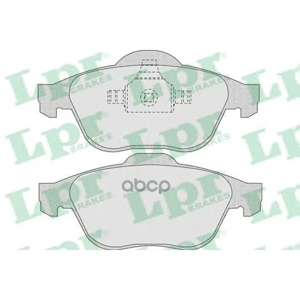 Колодки Тормозные Renault Laguna 01-/Scenic 03- Передние Lpr 05p864 Lpr арт. 05P864