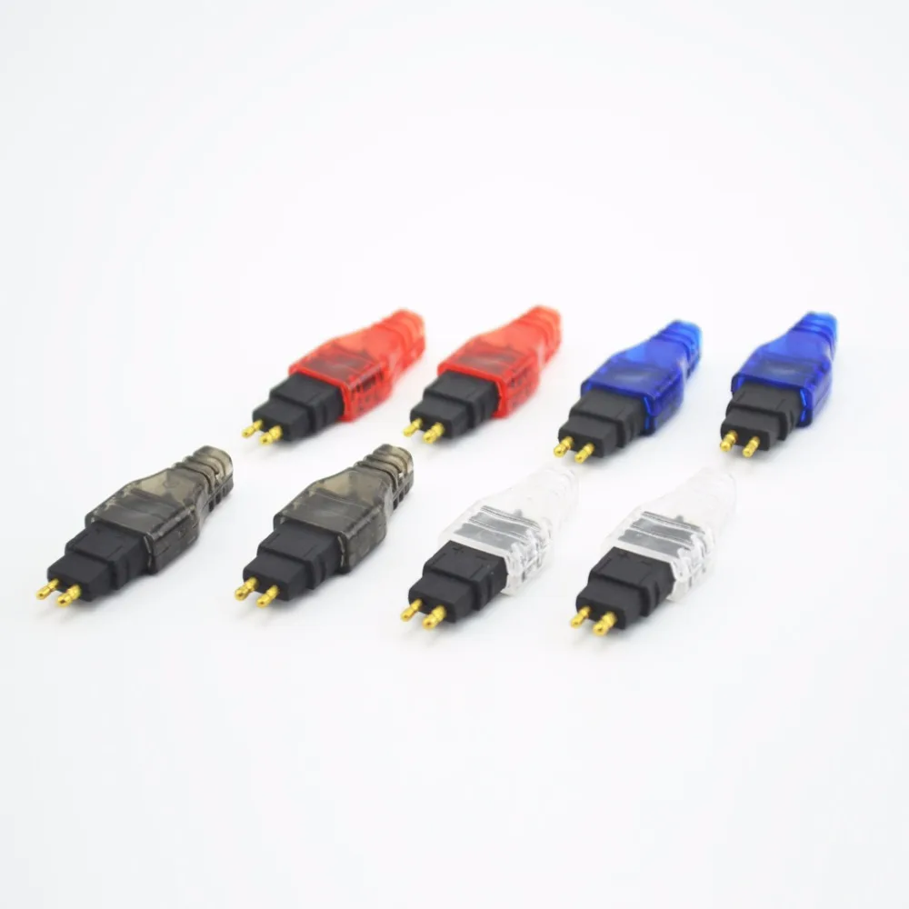 Прозрачный позолоченный обновленный адаптер, HD580 HD600 HD650 разъем для наушников, кабель для наушников сделай сам разъем