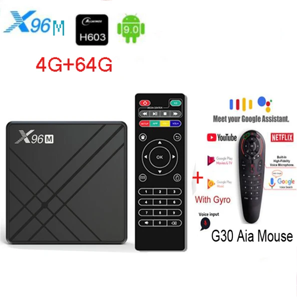 X96 M Android 9,0 Smart tv Box Allwinner H603 2G4G DDR3 16 ГБ 32 ГБ 64 Гб eMMC 2,4G WiFi 4K медиаплеер телеприставка PK X96 MINI