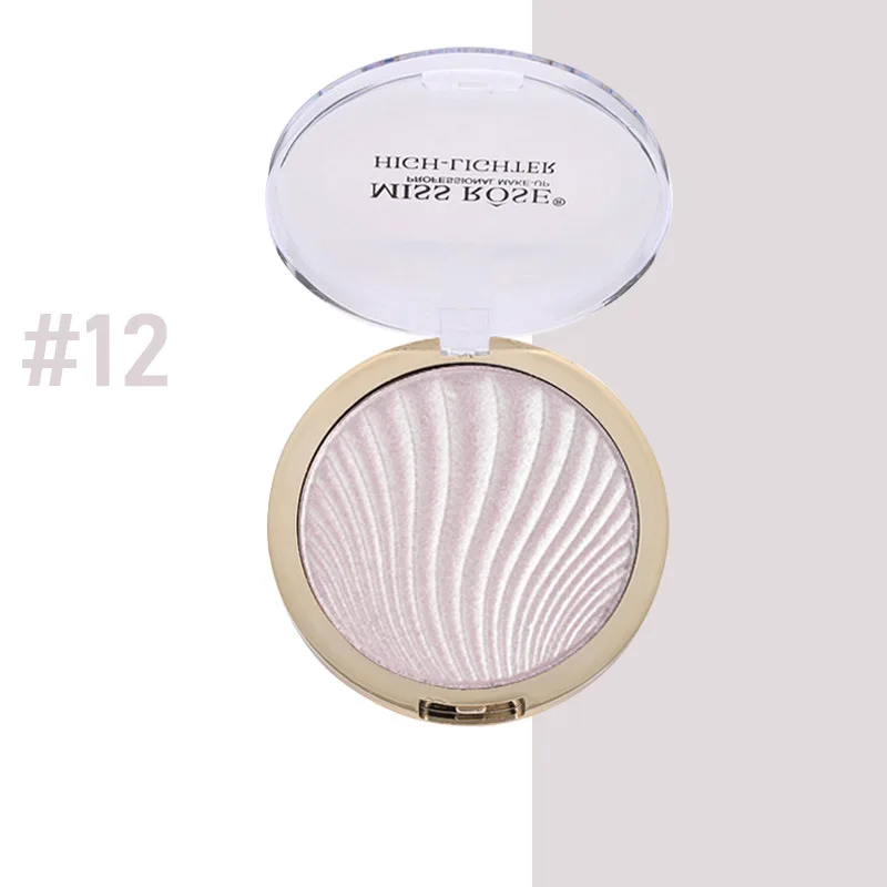 1 шт. 12 цветов highlighter пудра палитра высокий блеск длительное Осветление и Отделка Макияж подчеркивает Макияж Косметика