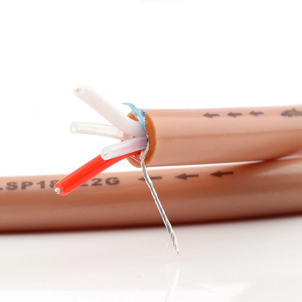 Shark Wire SP18122G 40UM посеребренный двухосный Соединительный кабель для DIY аудио видео RCA