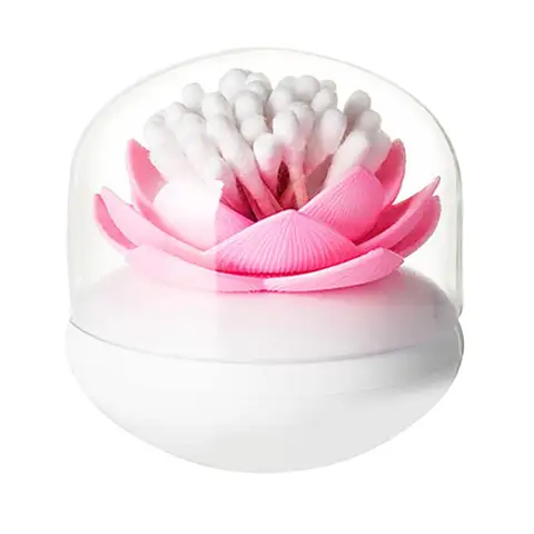 Toothpick Box Funny Storage Holder Cotton Swab Holder For Dining Room Bedroom Living Room (White Large Size)