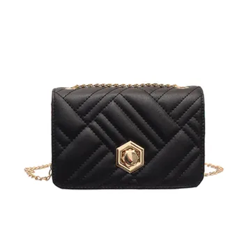 

Women Bags Messenger Handle Shoulder Bag Retro Square Leather Fashion Wild Fashion Popular Simple Casual Chain Stylish
