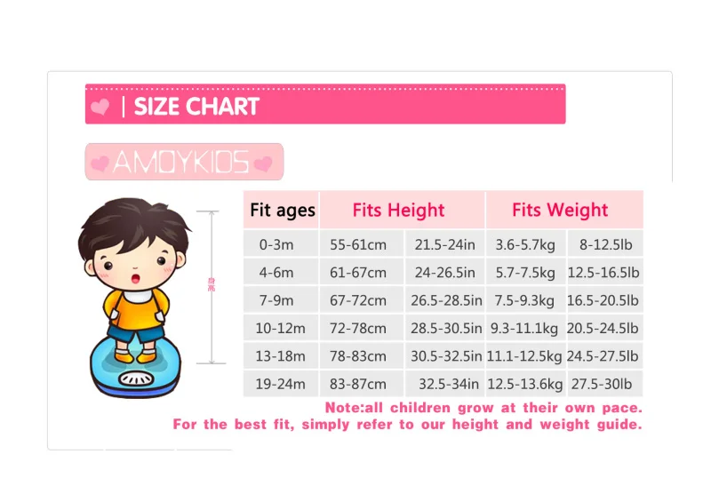 尺寸对照表--english