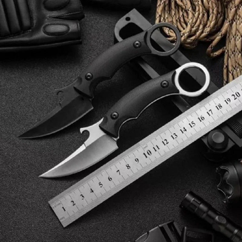 PICOLMK керамбит karambit cs go тактический боевой нож D2 лезвие G10 Ручка 60hrc острый открытый
