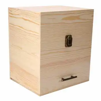 

59 Slots Essential Oils Carrying Case - Essential Storage Box Wooden Oil Case