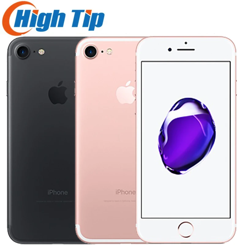 Разблокированный Оригинальный сотовый телефон Apple Iphone 7 4G 2 Гб ОЗУ 32 ГБ/128 ГБ/256 ПЗУ