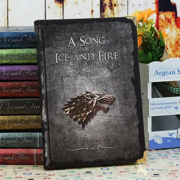 

Game of Thrones Notebook A Song of Ice and Fire Book Planner for Stark Targaryen Book A5 Size Office Stationery Students Present