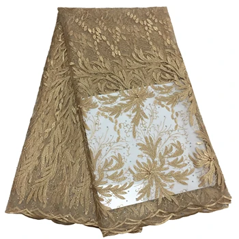 

2020 Last Design French Mesh Lace Embroidered Tulle Lace Fabric French Lace Fabric. Latest Nigerian Laces FC1627 ,Hight Quality