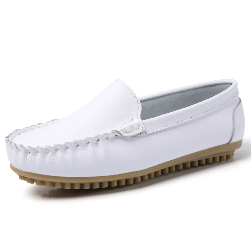 STQ/осенние женские балетки на плоской подошве; повседневная обувь; удобные женские кроссовки на плоской подошве; женские слипоны; теннисные туфли; женская обувь; HBR557 - Цвет: HBR577 White