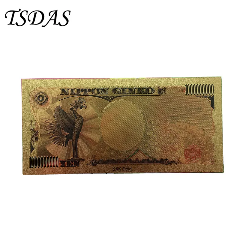 Японии банкноты 10 шт./лот нормальный золото банкноты 10000 иен для дома Аксессуары - Цвет: Розовый