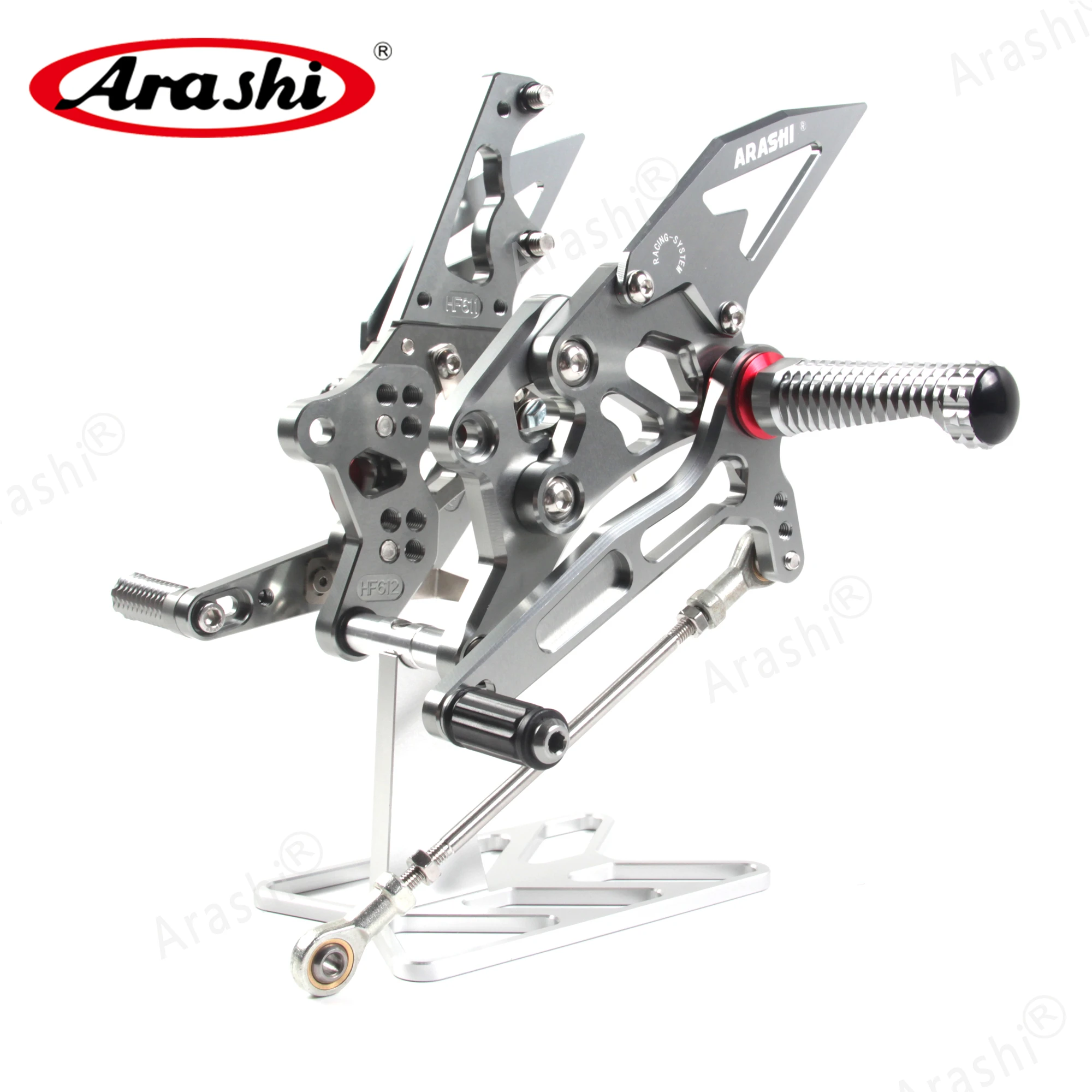 Arashi Rider CNC регулируемая подножка для YAMAHA R3 R25 YZF R3 R25- подножки задние наборы задние наборы из алюминия