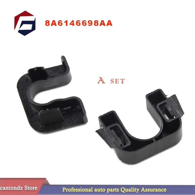 

Шарнирный зажим для задней полки, для Ford Fiesta MK7, MK8, Focus, Mondeo 8A6146698AA, 8A61-46698-AA, 1 комплект