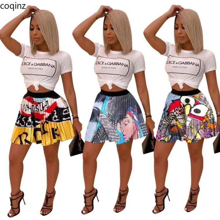 

2019 Sexy Pleated Mini Skirts Womens Streetwear Women Skirt Faldas Mujer Moda Saias Jupe Plissee Femme Plisowana Spodnica LD8330