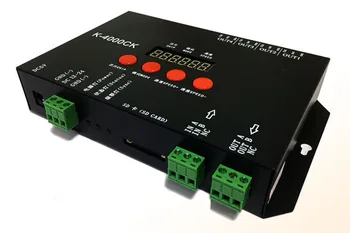 

K-4000CK full color SD card four-way multiple synchronous digital tube controller comes with test effect SPI signal output DC5V