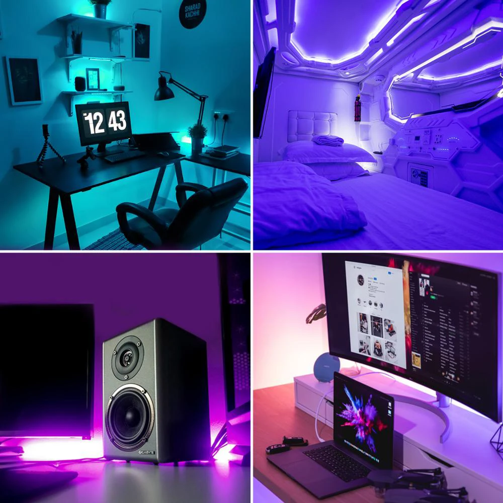 Контроллер RGB 2 4G 12 в пост. Тока/24 Тока с регулировкой цвета и яркости для
