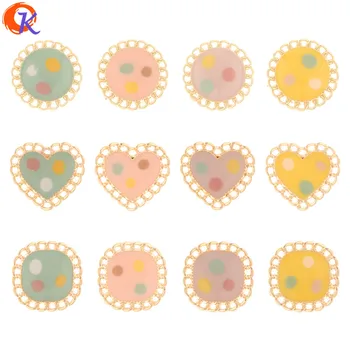

Cordial Design 50Pcs Jewelry Accessories/Earrings Connectors/Geometry/Paint Effect/Earring Findings/Hand Made/Charms/DIY Making