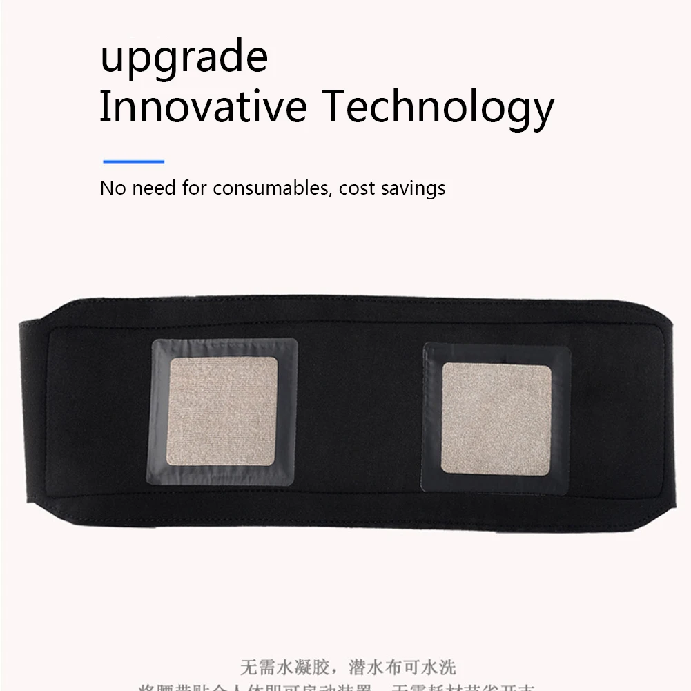 Мышечный Стимулятор, массажер для тренировки, USB, перезаряжаемый, беспроводной, Вибрационный механизм, умный, для похудения, для живота, тренировочный пояс, портативный