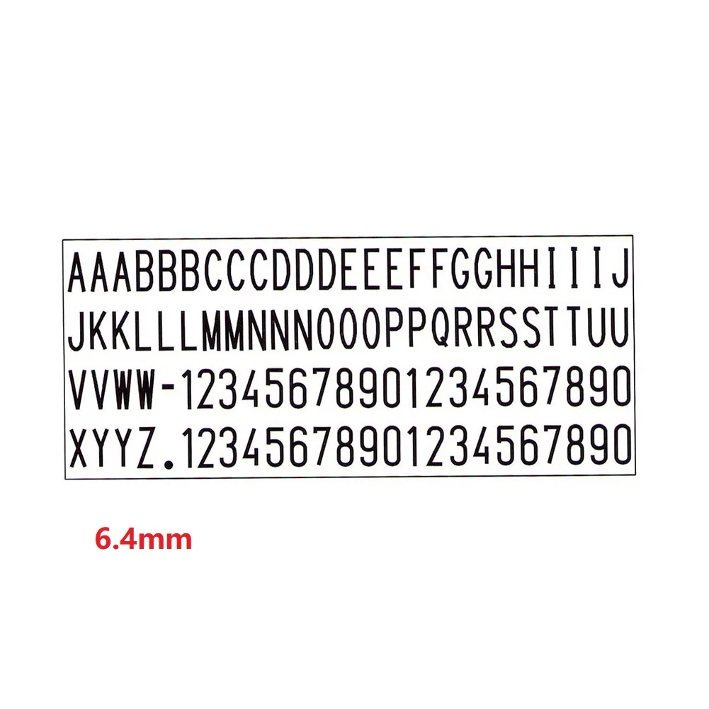 Rubber Stamps 3mm/4mm/6.4mm DIY Personalised Digital Letters Plate Name Address Craft Accessories