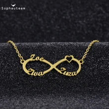 Custom Name Necklace Stainless Steel Gold Sliver Color Letter Pendant Necklace for Women Men Couple Personalized Jewelry Gifts Custom Name Necklace Stainless Steel Gold Sliver Color Letter Pendant Necklace for Women Men Couple Personalized Jewelry Gifts