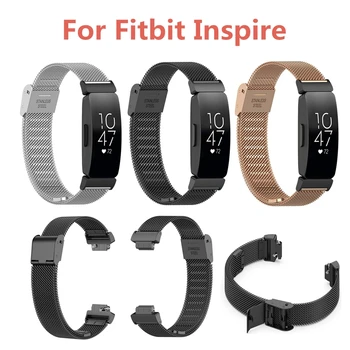

Stainless steel metal strap Milan Metal Mesh Strap mesh belt for fitbit inspire protrek watch strap accessories