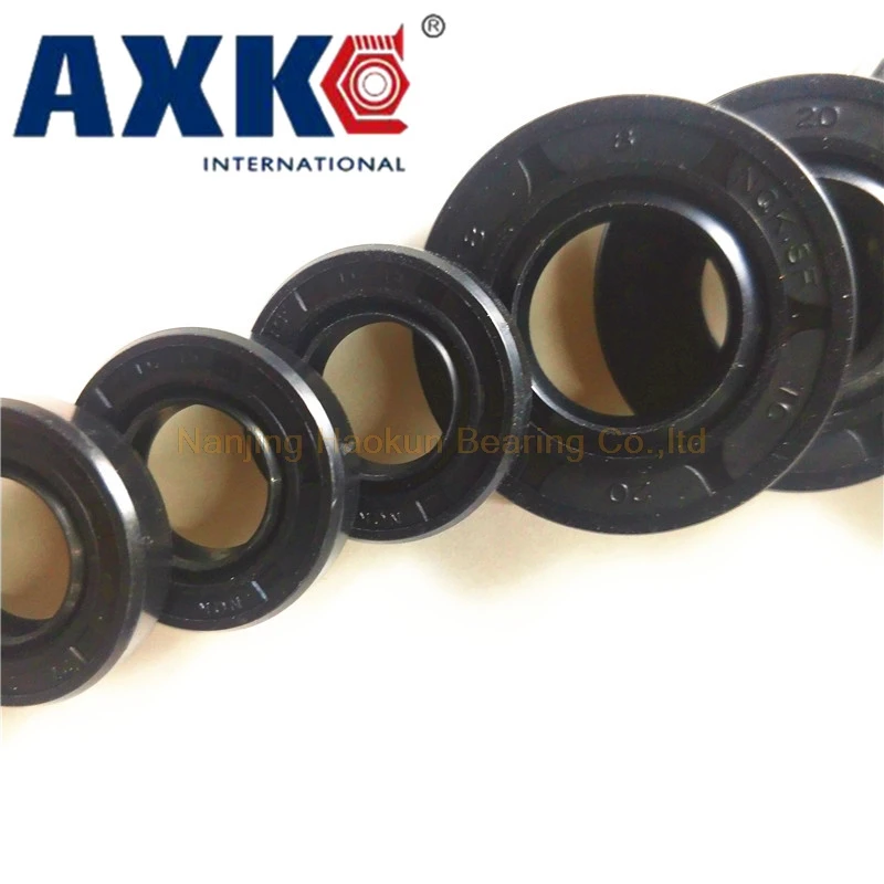 AXK 35x55x 7/8/10/11/12 черный Нитриловый каучук NBR двойная пружина для губ TC кольцевая