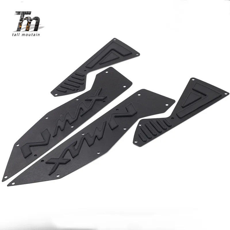 

N max 155 Motorcycle CNC Aluminum Front & Rear Footboard Steps Foot Plate Footrest Pedal For YAMAHA N-MAX 155 NMAX 155 2015-2019