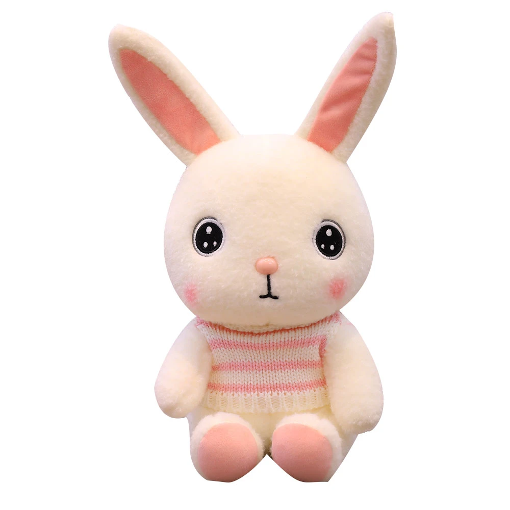 かわいいかわいいウサギのぬいぐるみガールハート人形白ウサギの人形人形子供の日のギフト着用服のウサギぬいぐるみ Null Aliexpress