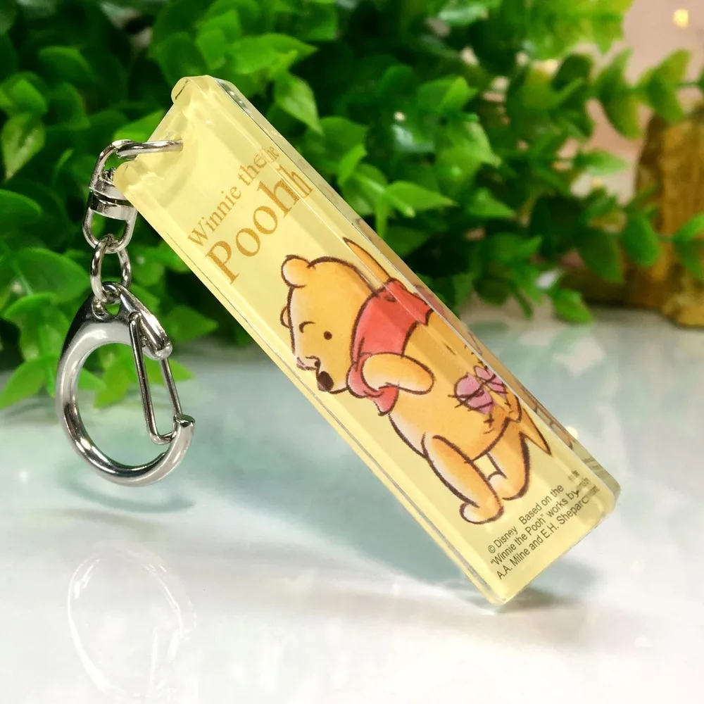 

2020 Latest Acrylic Small Strip Keychain Double-Sided Paste Animated Cartoon UV Exquisite Printing Transparent custom Keyrings