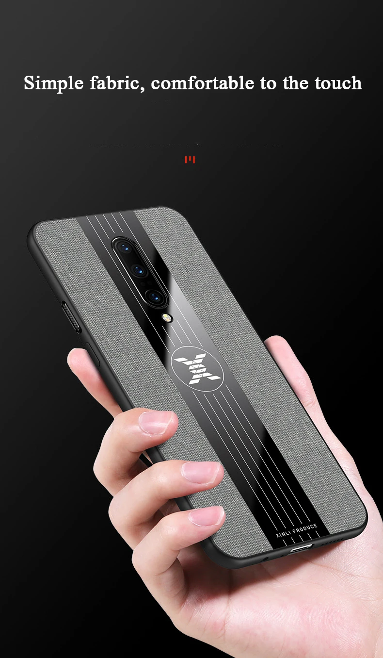 Ikrsses для OnePlus 7 Pro Чехол простая скатерть текстура автомобильный держатель с магнитным креплением чехол для OnePlus 6 6T края из ТПУ и ПК задняя панель Крышка