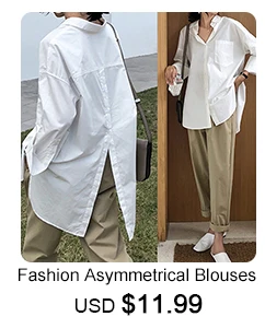 Womens Blouse Shirts Celmia 2020 Fashion White Lapel Casual Solid Long Sleeve Buttons Asymmetric Tops Ladies Baggy Blusas S-5XL