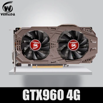 VEINEDA-tarjeta de vídeo Original para PC, GTX 960, 4GB, 128Bit, GDDR5, DVI, GTX960, 4gb, DVI, para juego nVIDIA Geforce