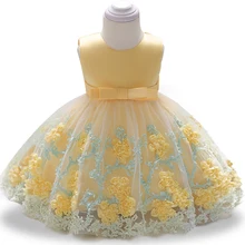 Платье для девочек с цветочным узором летняя детская элегантная одежда для девочек, одежда для малышей, платье принцессы платье для маленьких девочек вечерние платья детская одежда для 1, 4, 6, 10 лет