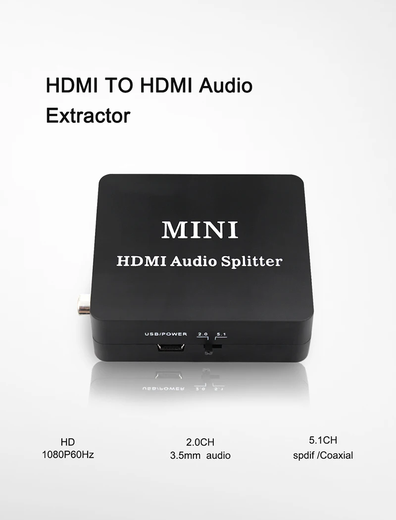 HDMI аудио экстрактор в и оптический TOSLINK SPDIF + 3 5 мм стерео конвертер | Электроника