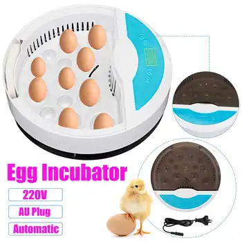 

Best Egg Incubator Farm Brooder Hatcher Machine Child 9 Egg LED Temperature Humidity Controller Chicken Bird Quail Incubator