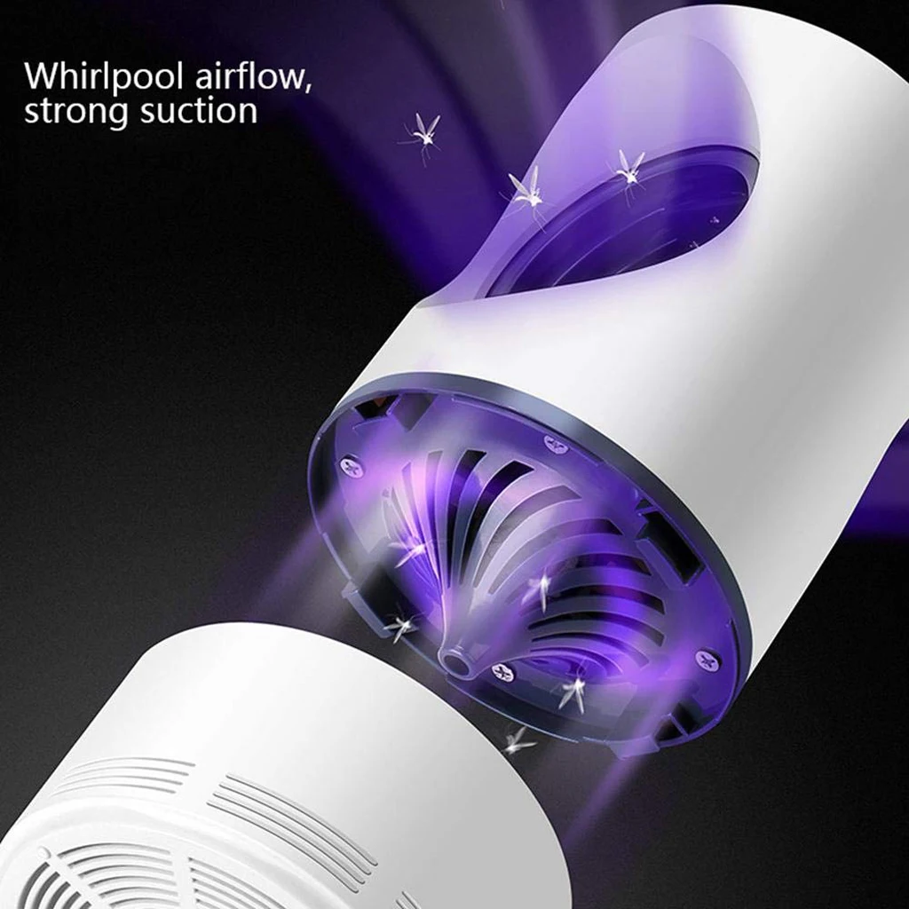 Mosquito Trap Killer Insect Bug Light Electric Fly Zapper Bulb Indoor Use