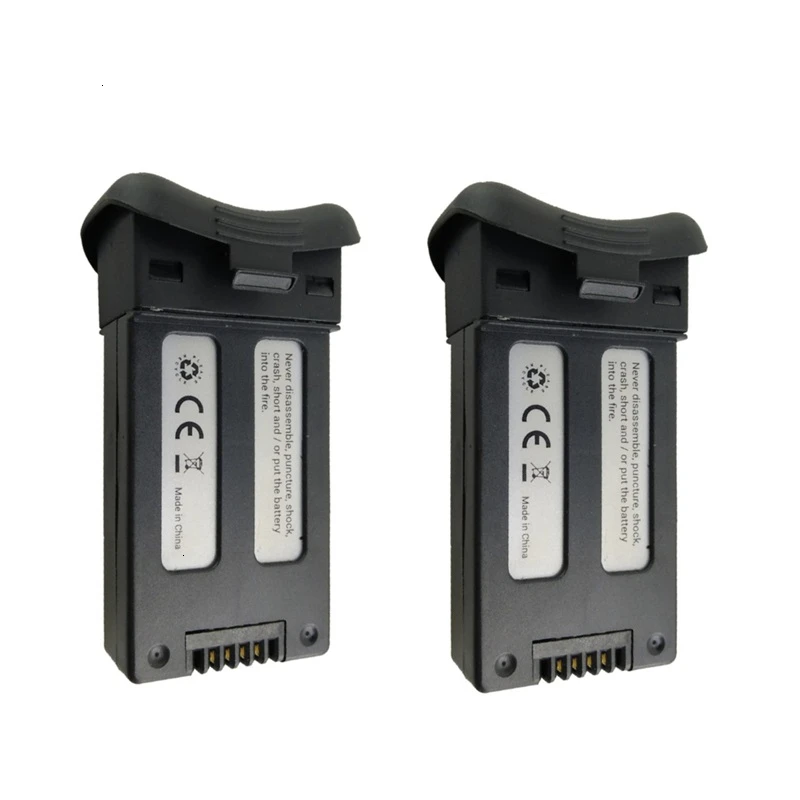 2Pcs 3,7 V 1000 мА/ч, Батарея и Зарядное устройство для SJRC S20W T25 четыре оси Дрон запасные Запчасти дистанционного Управление самолета 3,7 v Перезаряжаемые Батарея - Цвет: 2Pcs