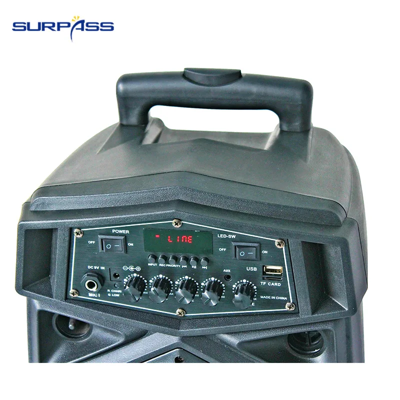 Портативный уличный сабвуфер для вечеринки Bluetooth динамик с аккумулятором