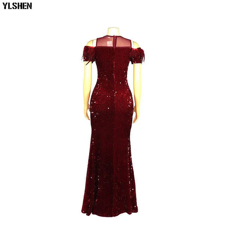 Long Evening Dress African Dresses for Women Dashiki African Clothes Elegant Feather Ankara Dresses Ladies Robe Africa Clothing 07