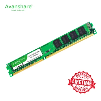 

Avanshare Ram DDR3 4GB 8GB 1333MHZ 1600MHz and 2GB 1333MHZ Desktop Memory 240pin 1.5V DIMM Intel RAM AMD