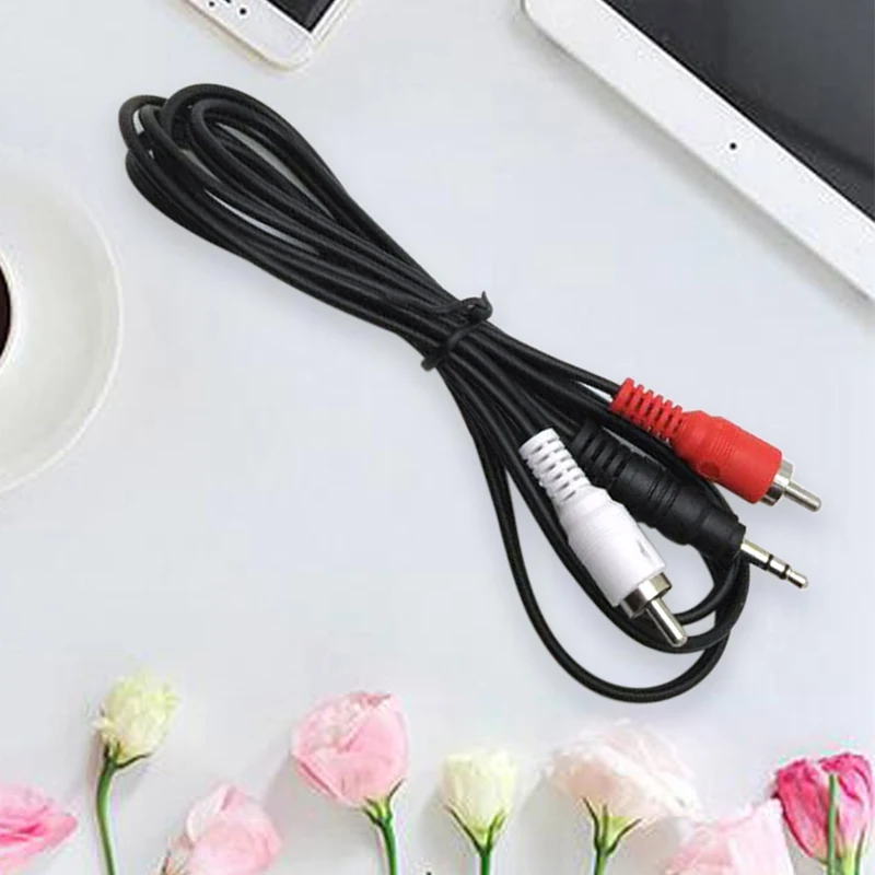 3 5 мм AUX-разъем для наушников разъем RCA стереозвук красный белый Y-образный кабель