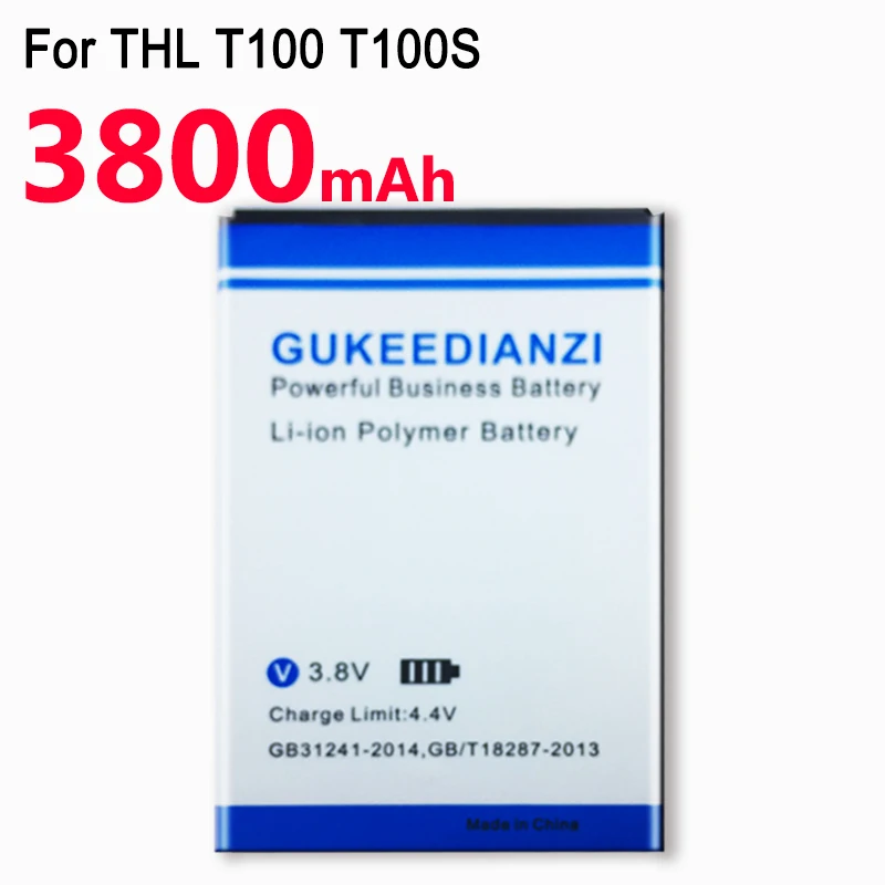Оригинальный аккумулятор GUKEEDIANZI BT-01 для THL T100S T100 T11 DNS S5008 3800 мАч | Компьютеры и офис