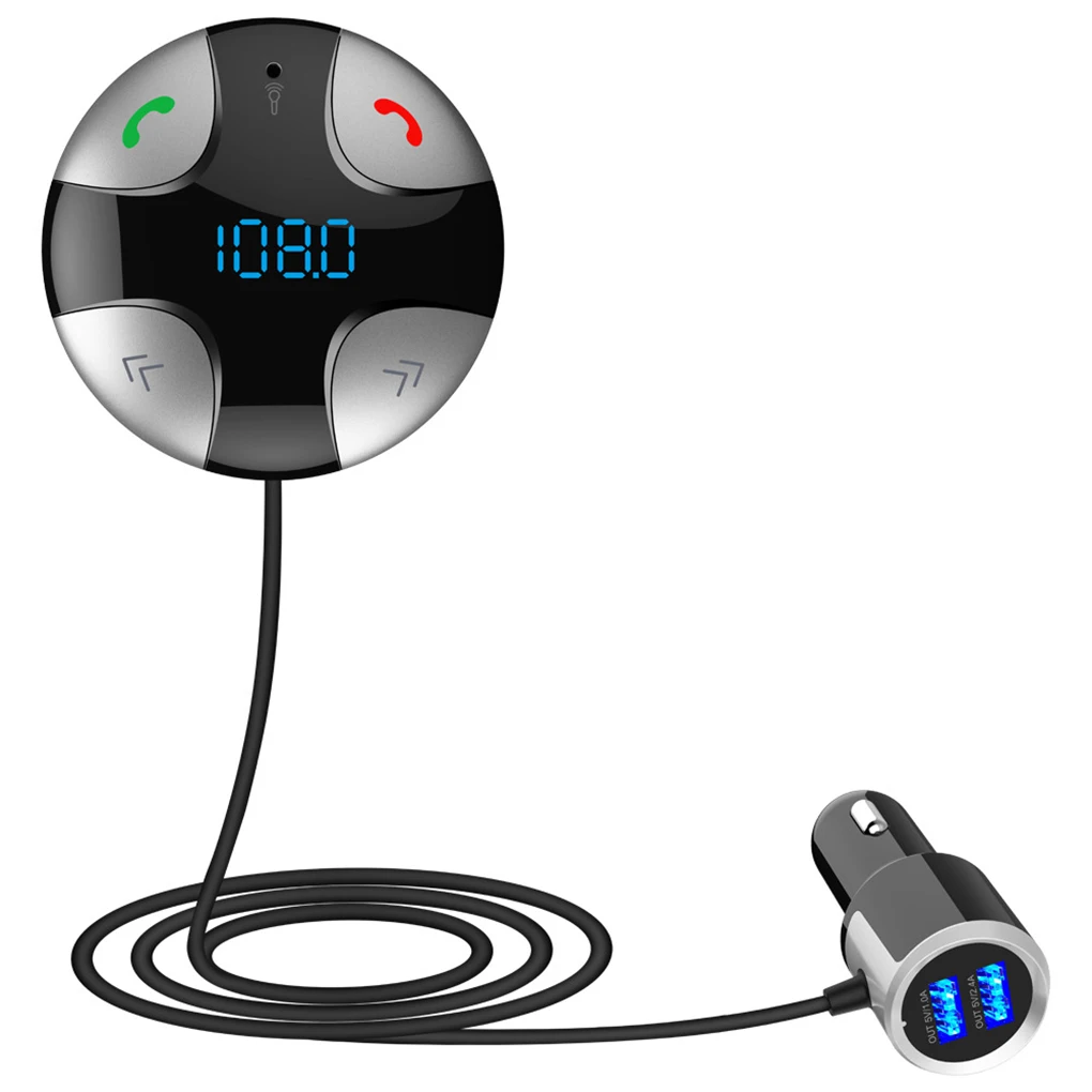 Bluetooth 4 2 FM-трансмиттер магнитный автомобильный беспроводной радиоадаптер