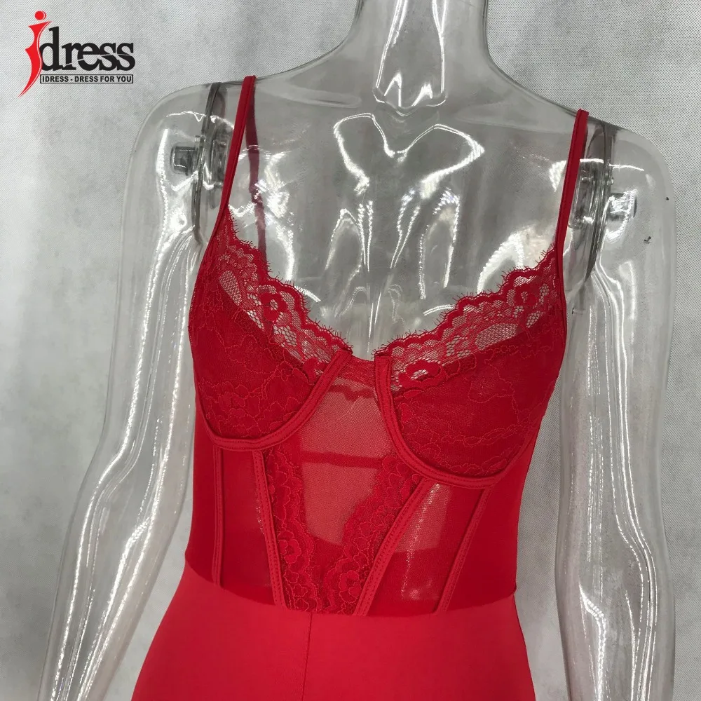 IDress Sexy Women See Through Floral Lace Sleepwear Babydoll Erotic Cosplay Costume Porno Body Mujer Mesh Sheer Lace Playsuit (33)