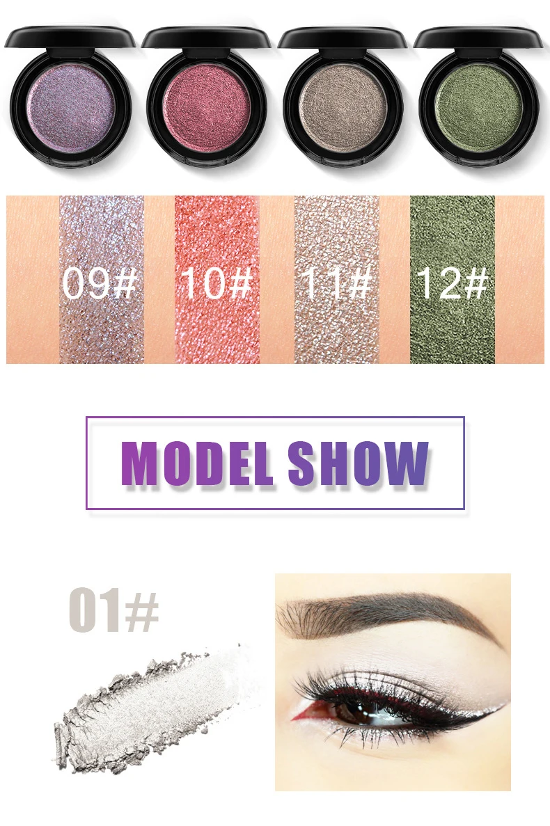 Kissbeauty12 цветные монохромные тени для век жемчужные матовые осветляющие пудры тени для век лоток