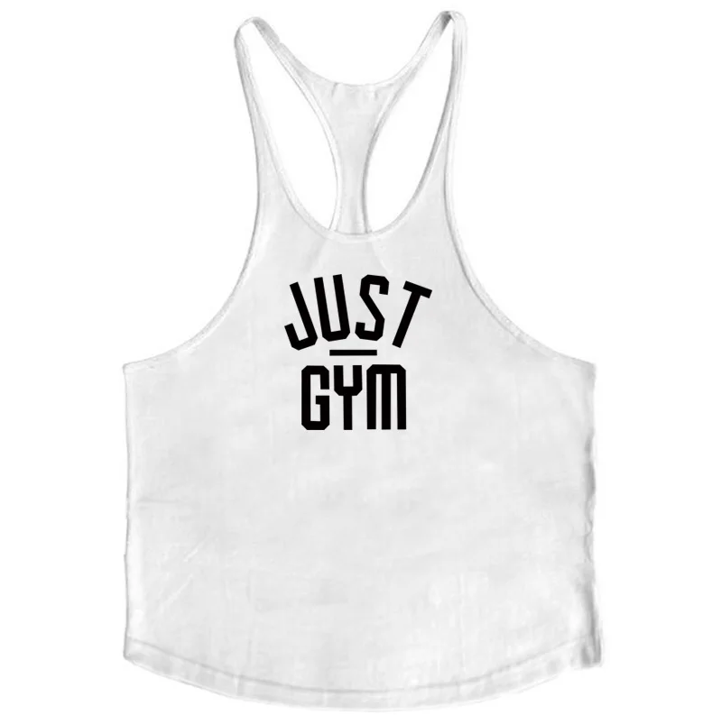 Бренд Just gym, Мужская одежда для бодибилдинга, Стрингер, майка для фитнеса, мужская майка для мышц, Y back, майка без рукавов, спортивные майки